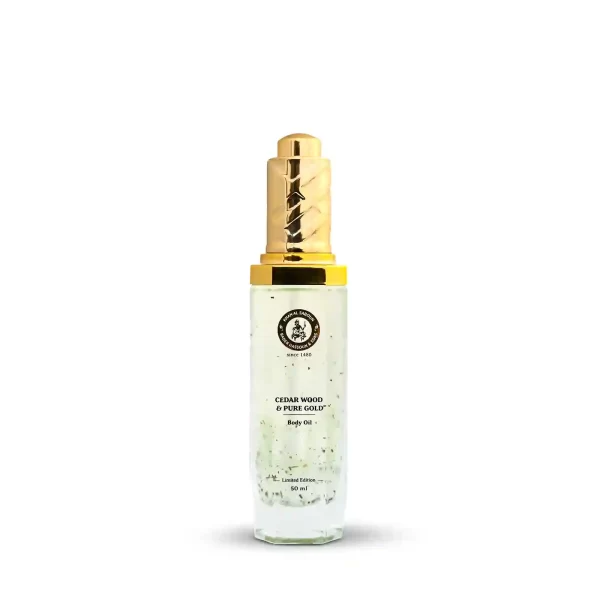 Cedar Wood & Pure Gold Body Oil – 50ml