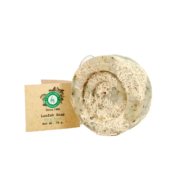 Loofah Soap – Wild Mint – 70g