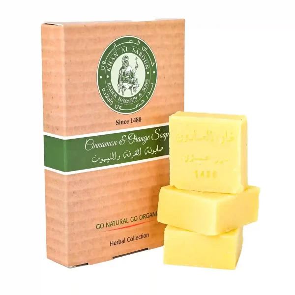 Herbal Soap - Cinnamon and Lemon - Pack of 6 - 300g