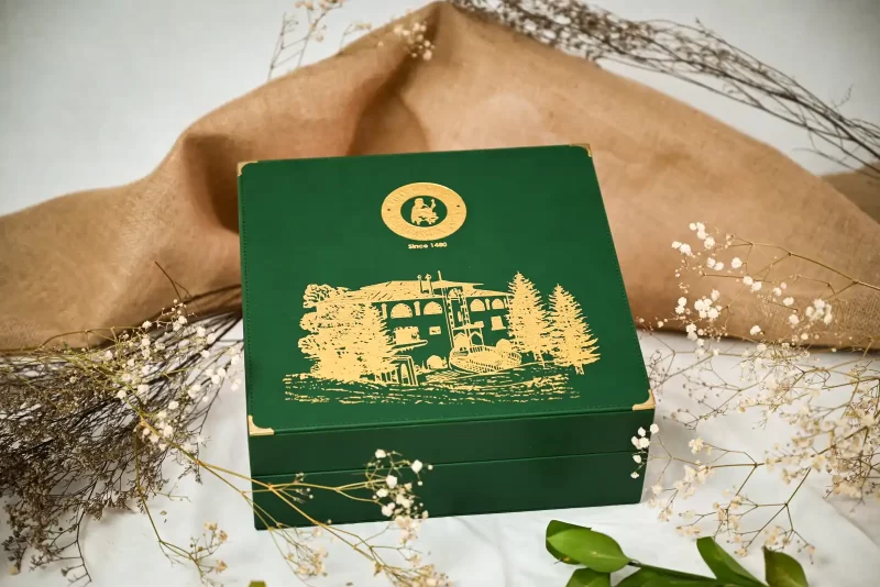 Leather Gift box-Green