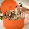 Large Round Box - Orange