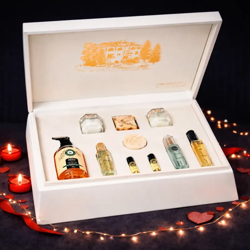 Majestic Luxe Horizontal Box- White