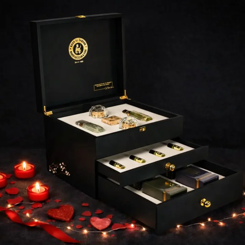 Black Luxurious Box - 3 Drawers