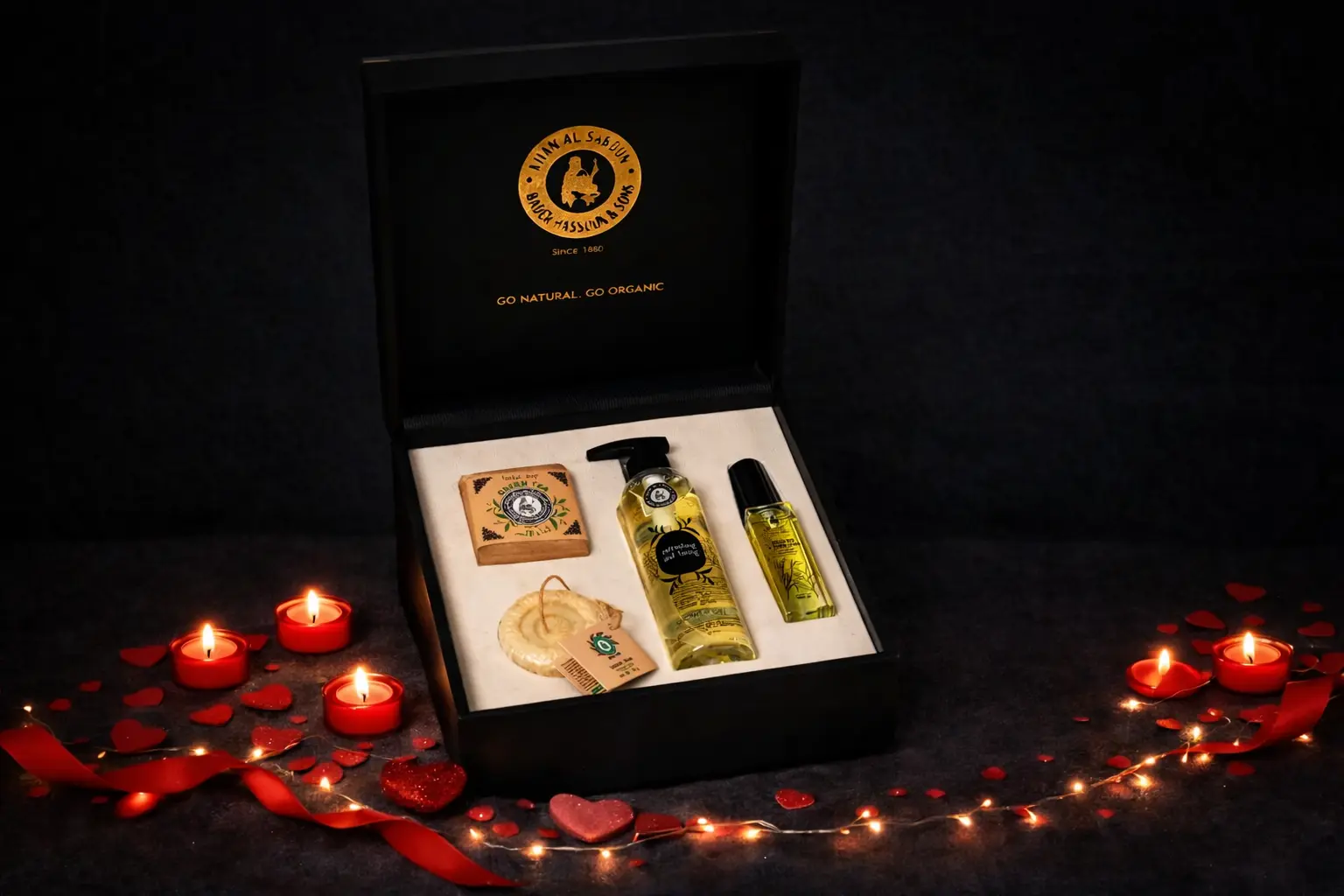 Leather Wood Box Black