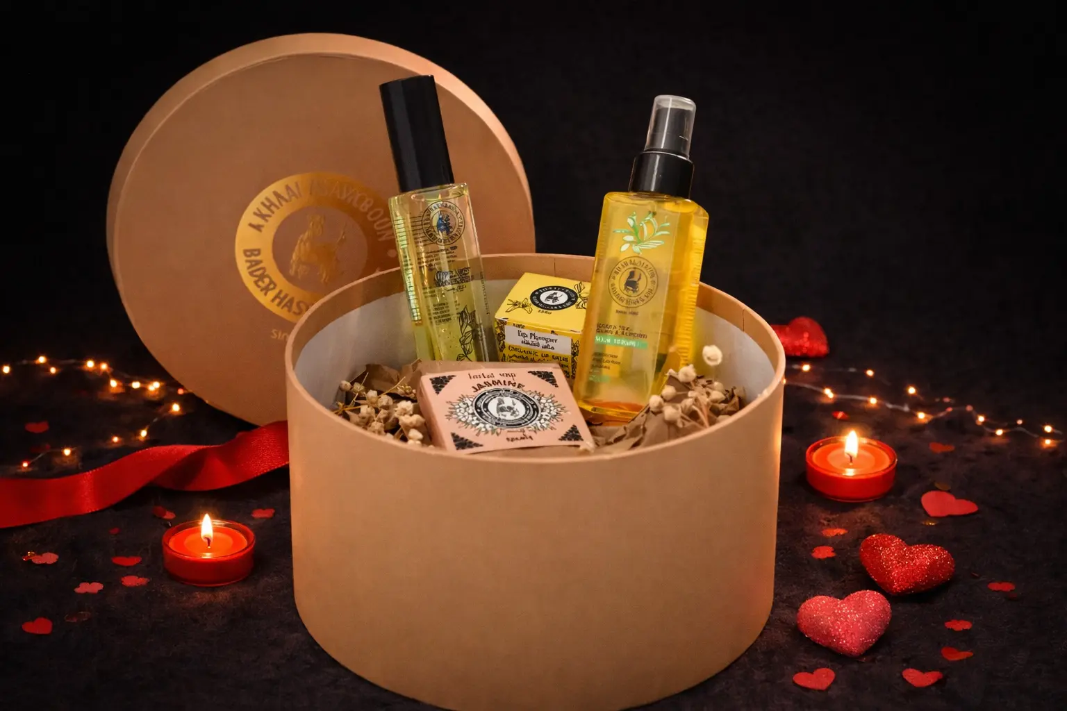 Medium Round Box Beige