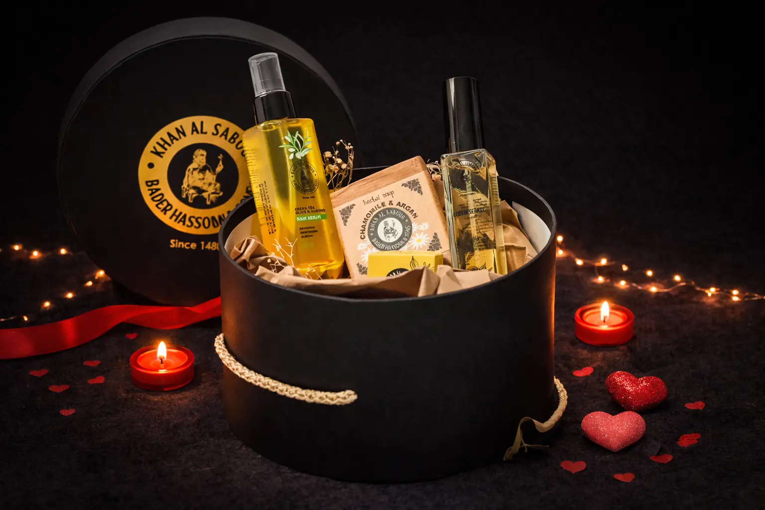 Medium Round Box Black