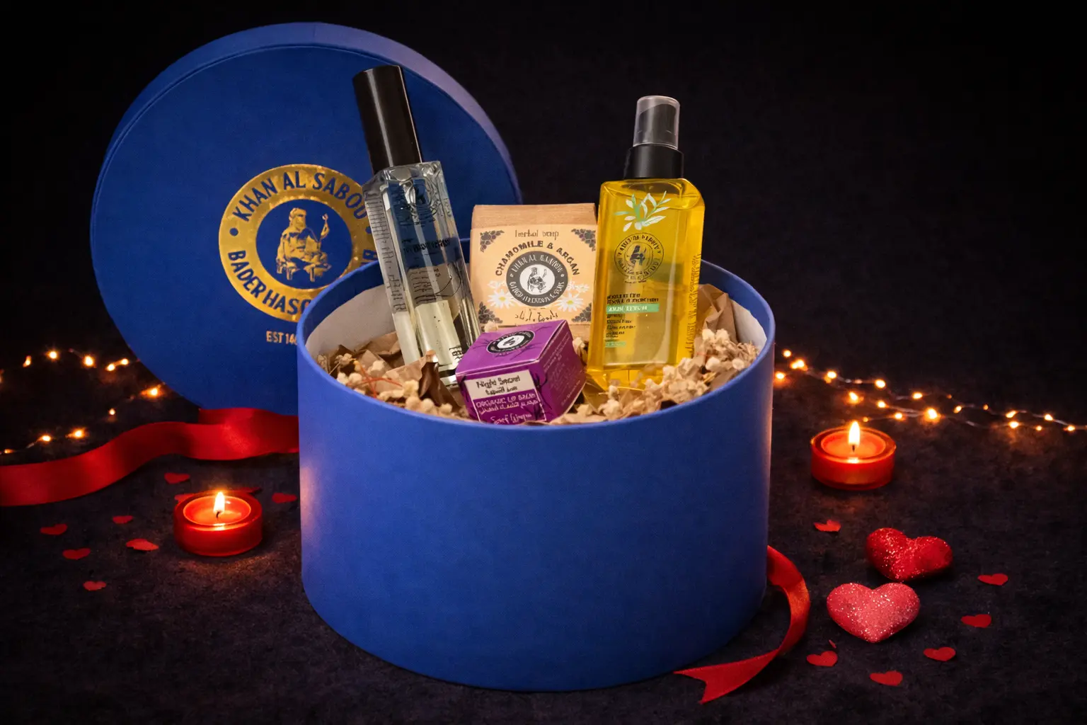 Medium Round Box Blue