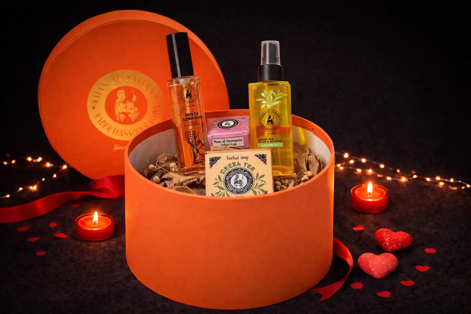 Medium Round Box Orange