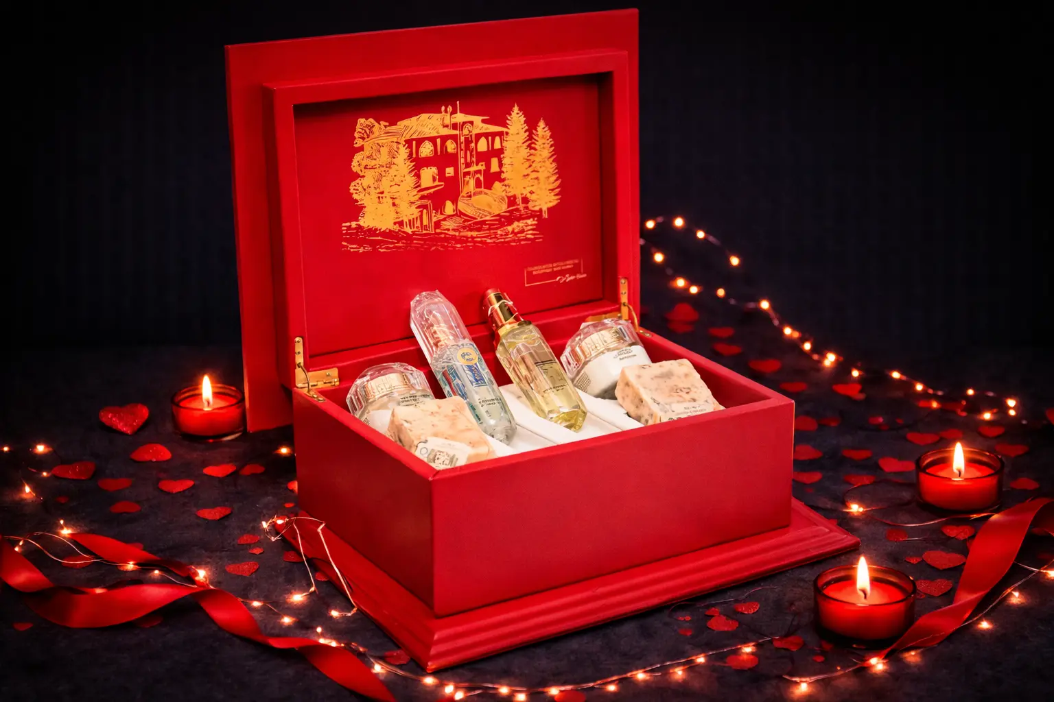 King Charles Box Red