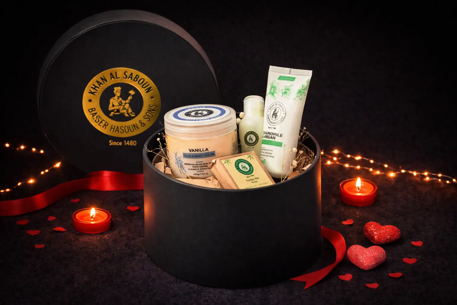 Small Round Box Black