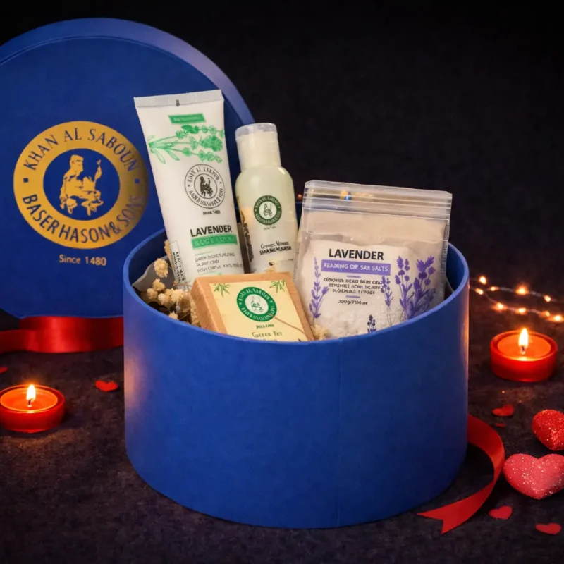 Small Round Box - Blue