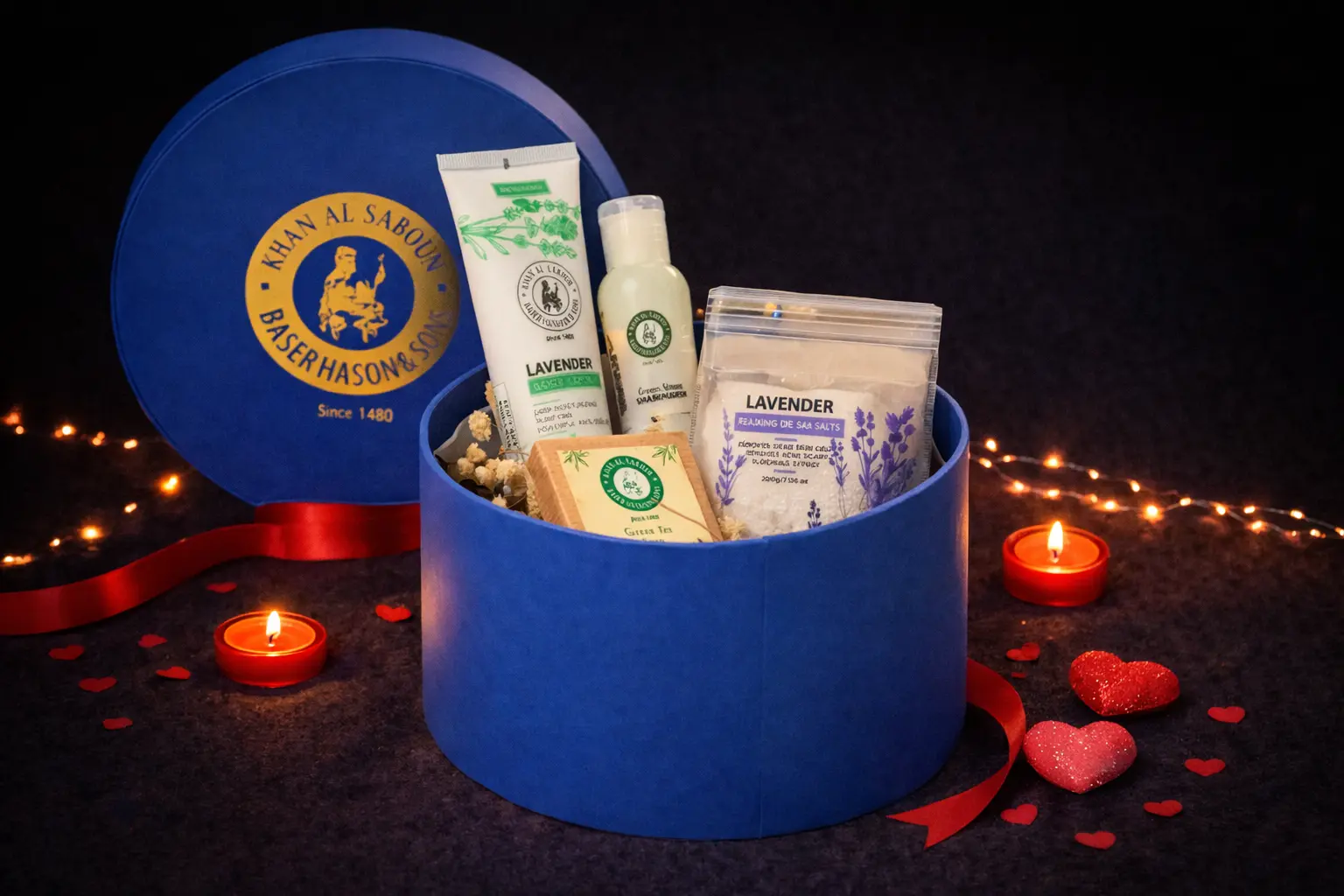 Small Round Box Blue