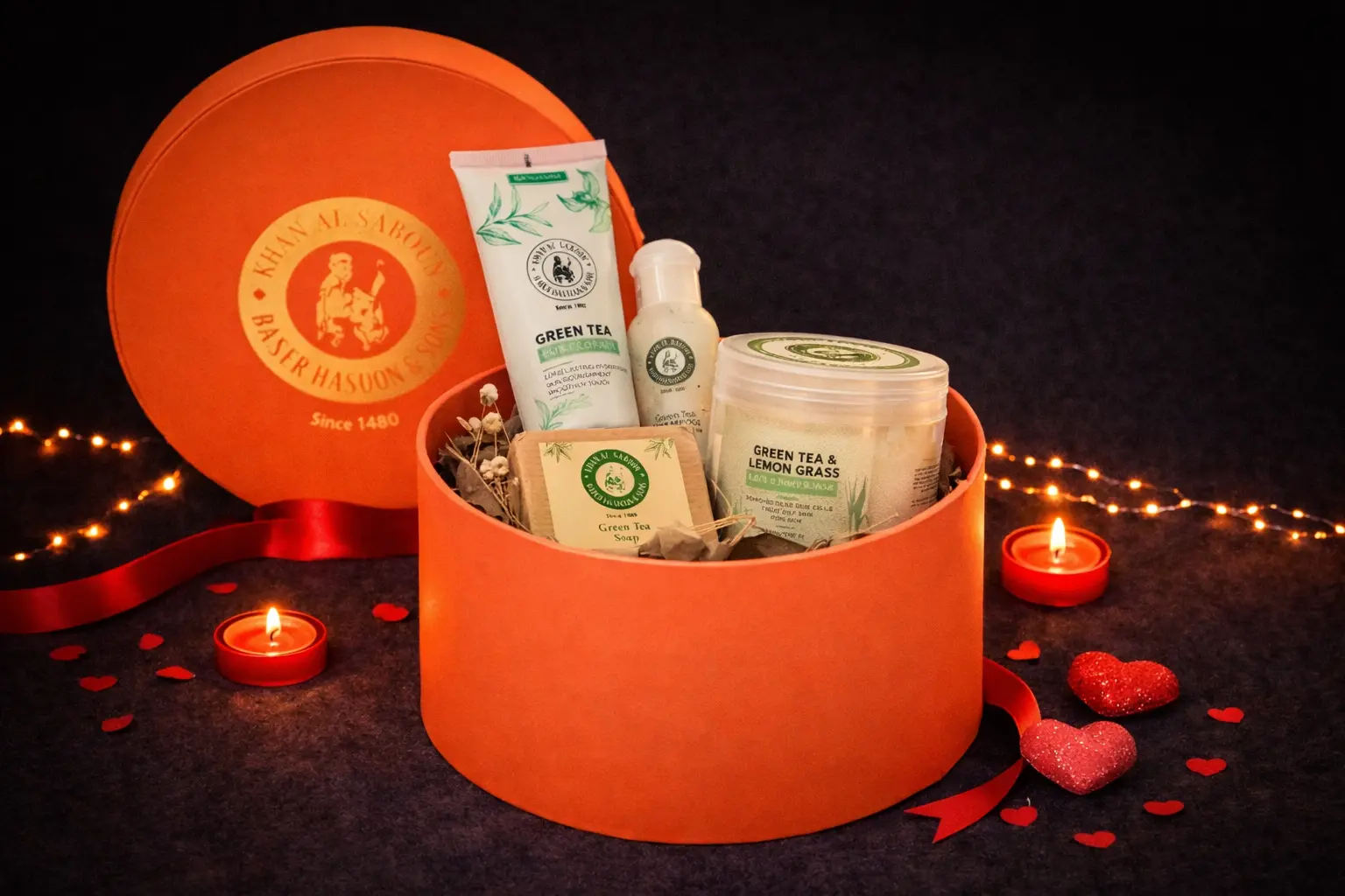 Small Round Box Orange