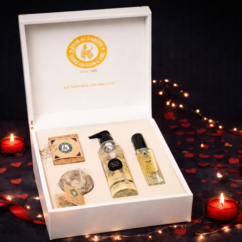 Leather Wood Box-White