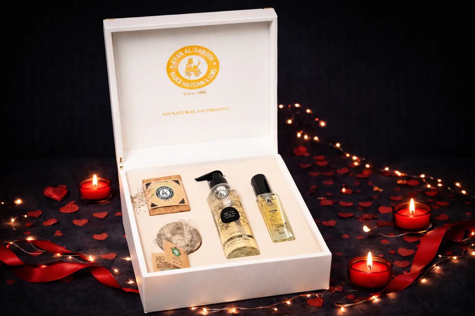 Leather Wood Box White