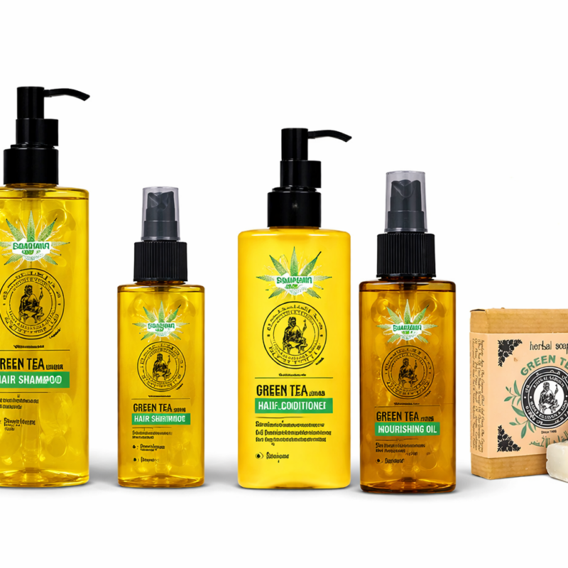 Green tea hair bundle