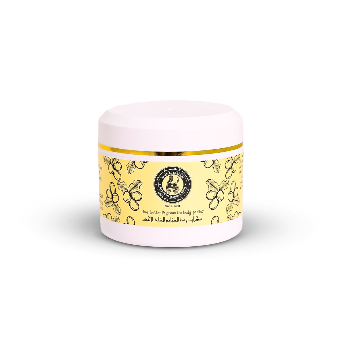 Khan Al Saboun Shea Butter & Green Tea Scrub 150 g