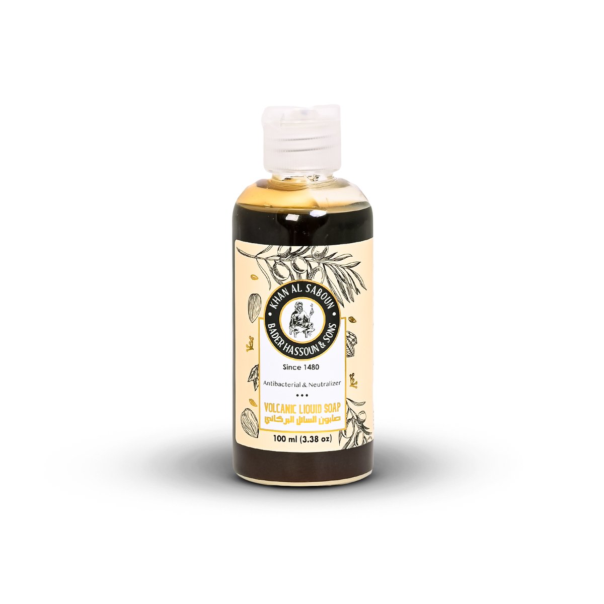Khan Al Saboun Volcanic Liquid Soap 100 ml