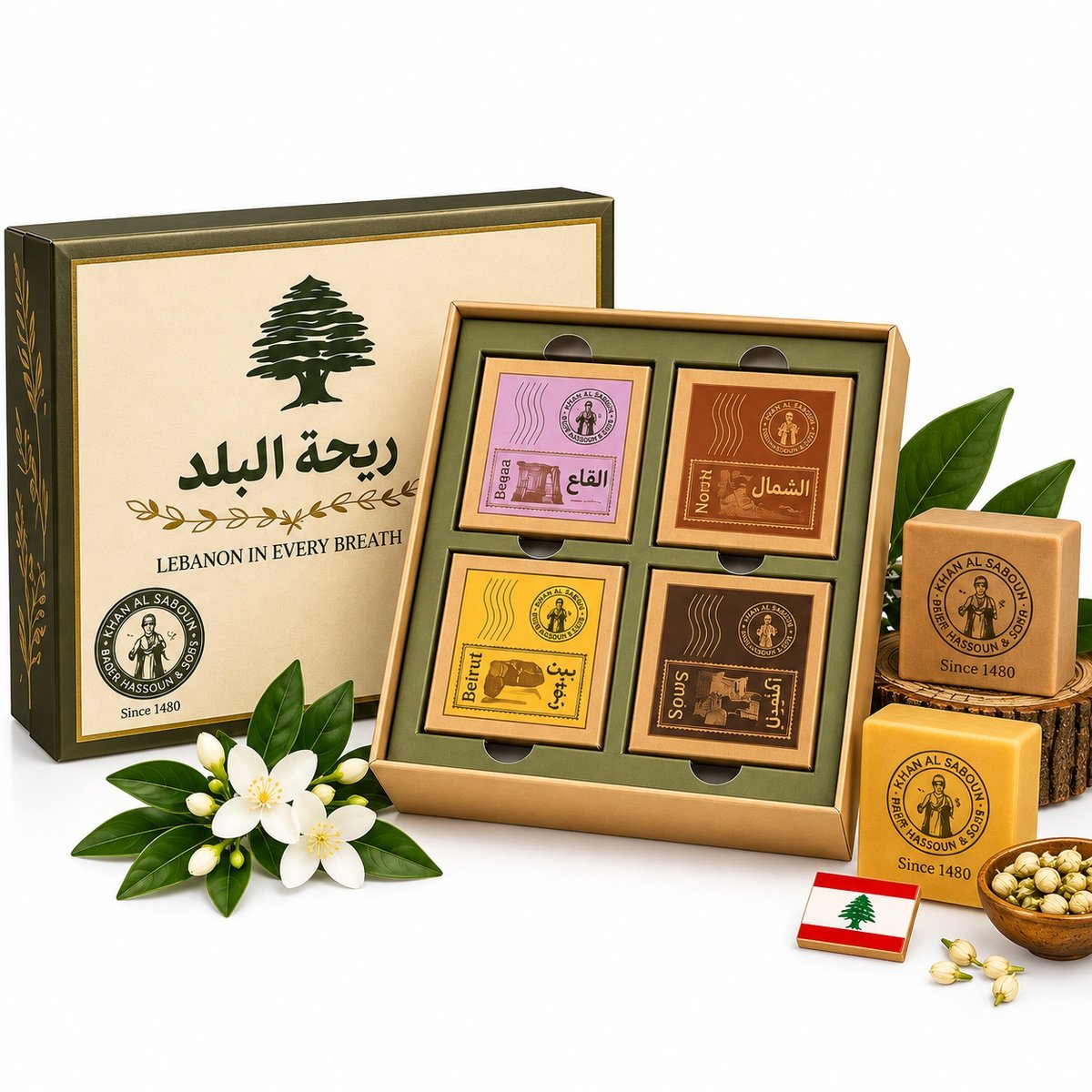 Lebanon Treasures – Herbal Soap Collection